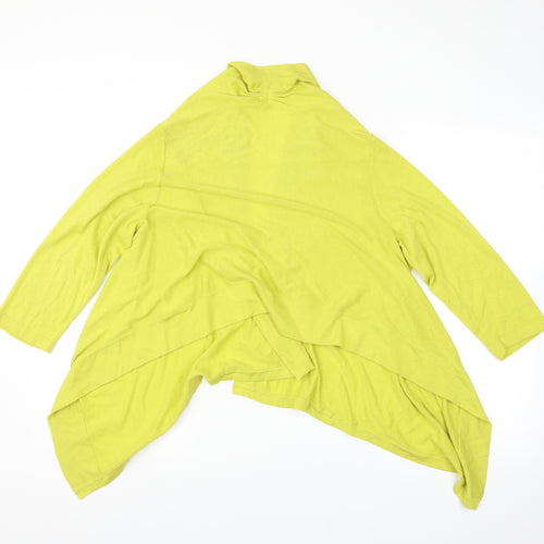 Precis Womens Yellow   Cardigan Jumper Size L