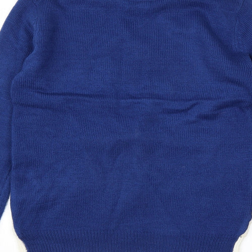 Primark Womens Blue   Pullover Jumper Size S