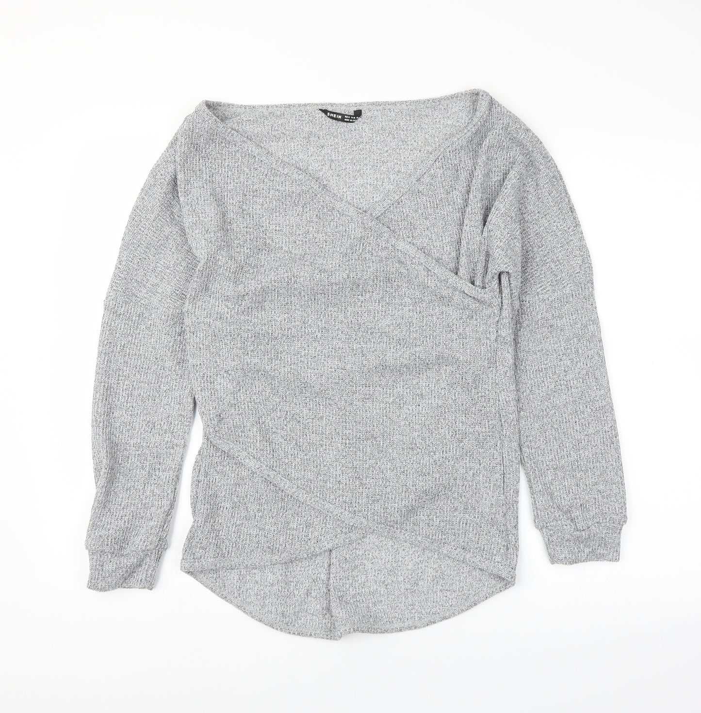 SheIn Womens Grey   Pullover Jumper Size M