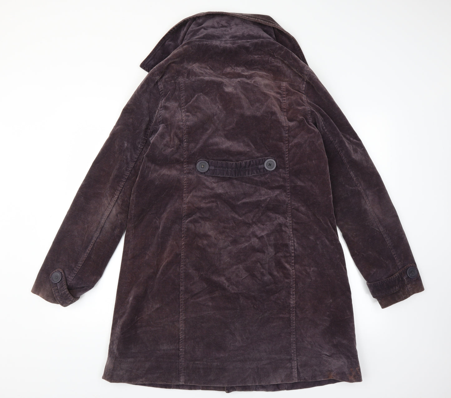 White Stuff Womens Brown   Overcoat Coat Size 14