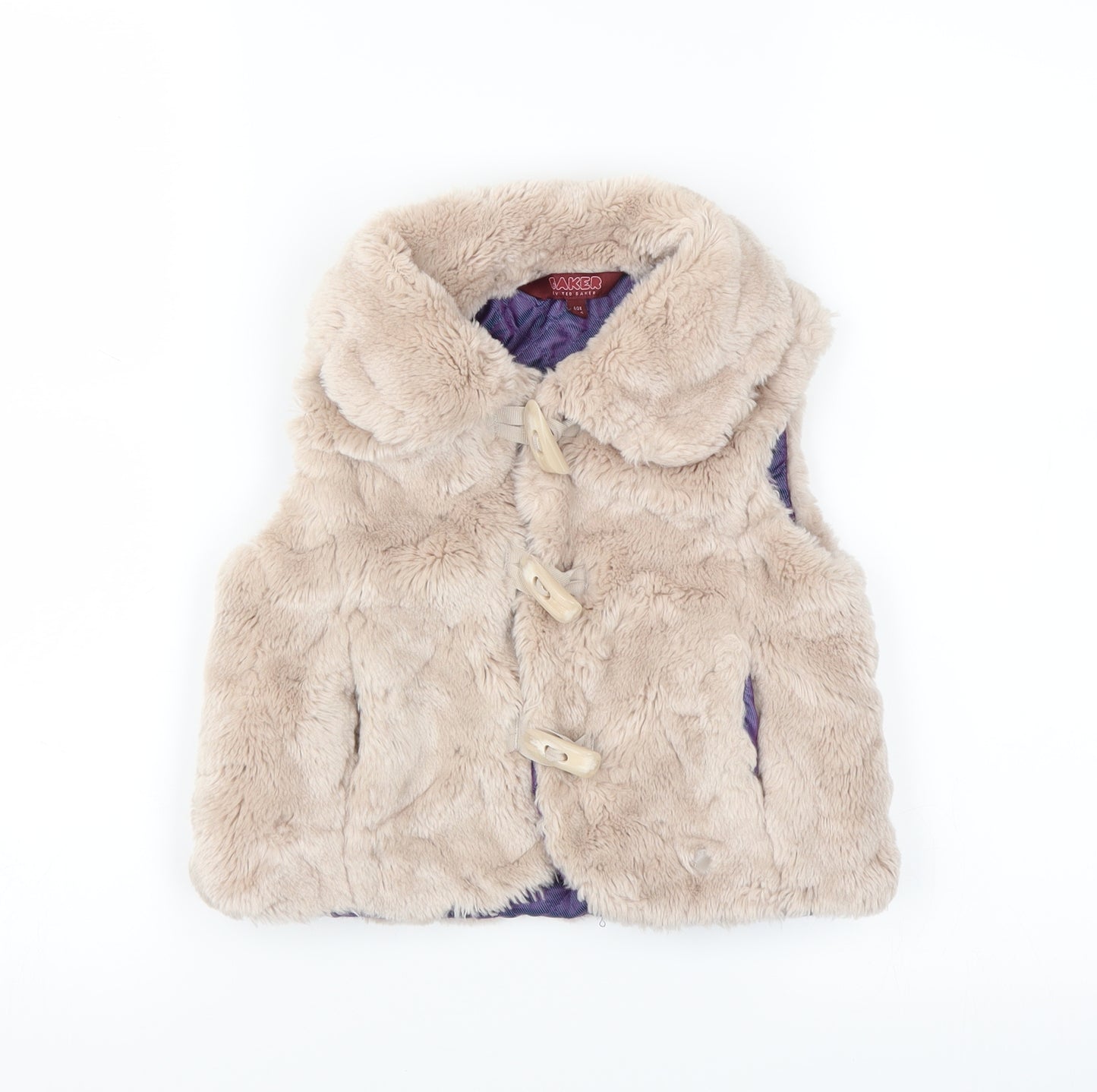 Ted Baker Girls White   Gilet Coat Size 5-6 Years
