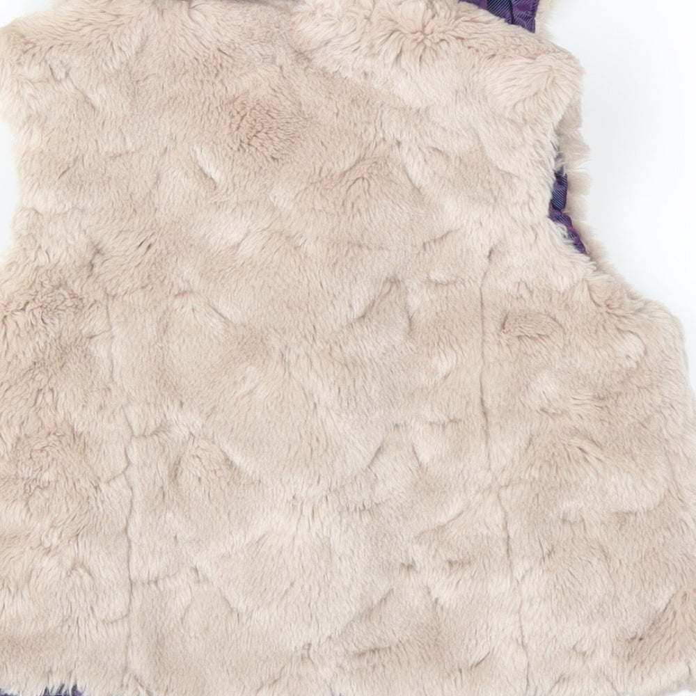 Ted Baker Girls White   Gilet Coat Size 5-6 Years