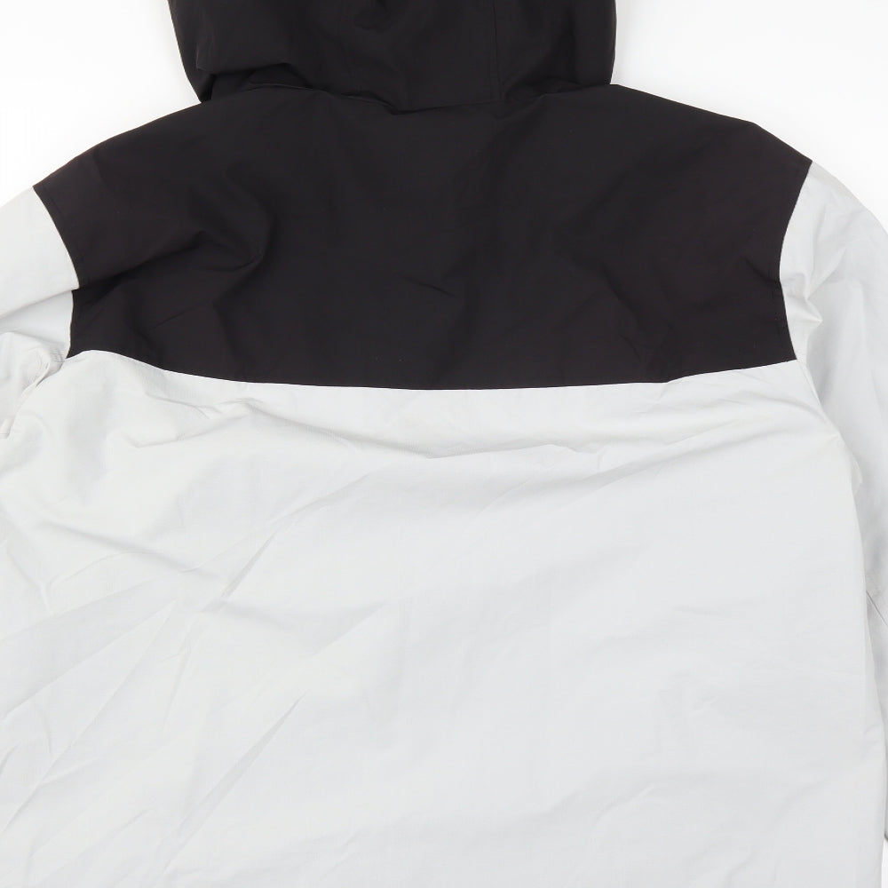 George Mens White   Rain Coat Coat Size L