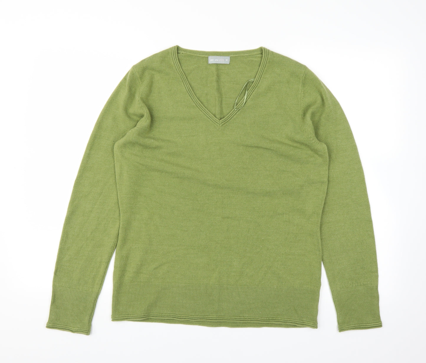 Per Una Womens Green   Pullover Jumper Size 14