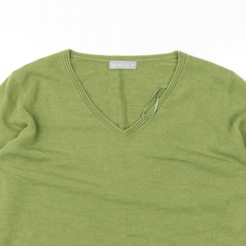 Per Una Womens Green   Pullover Jumper Size 14