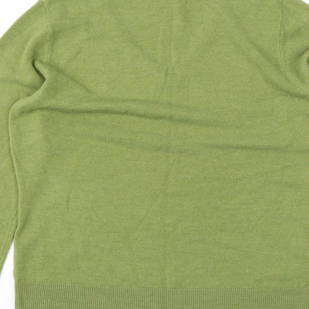 Per Una Womens Green   Pullover Jumper Size 14