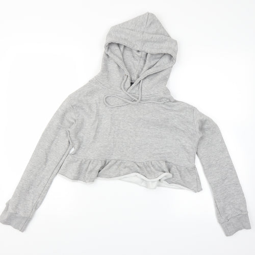 PRETTYLITTLETHING Womens Grey   Pullover Jumper Size 10