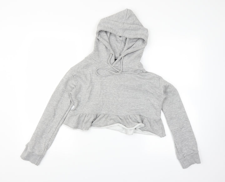 PRETTYLITTLETHING Womens Grey   Pullover Jumper Size 10