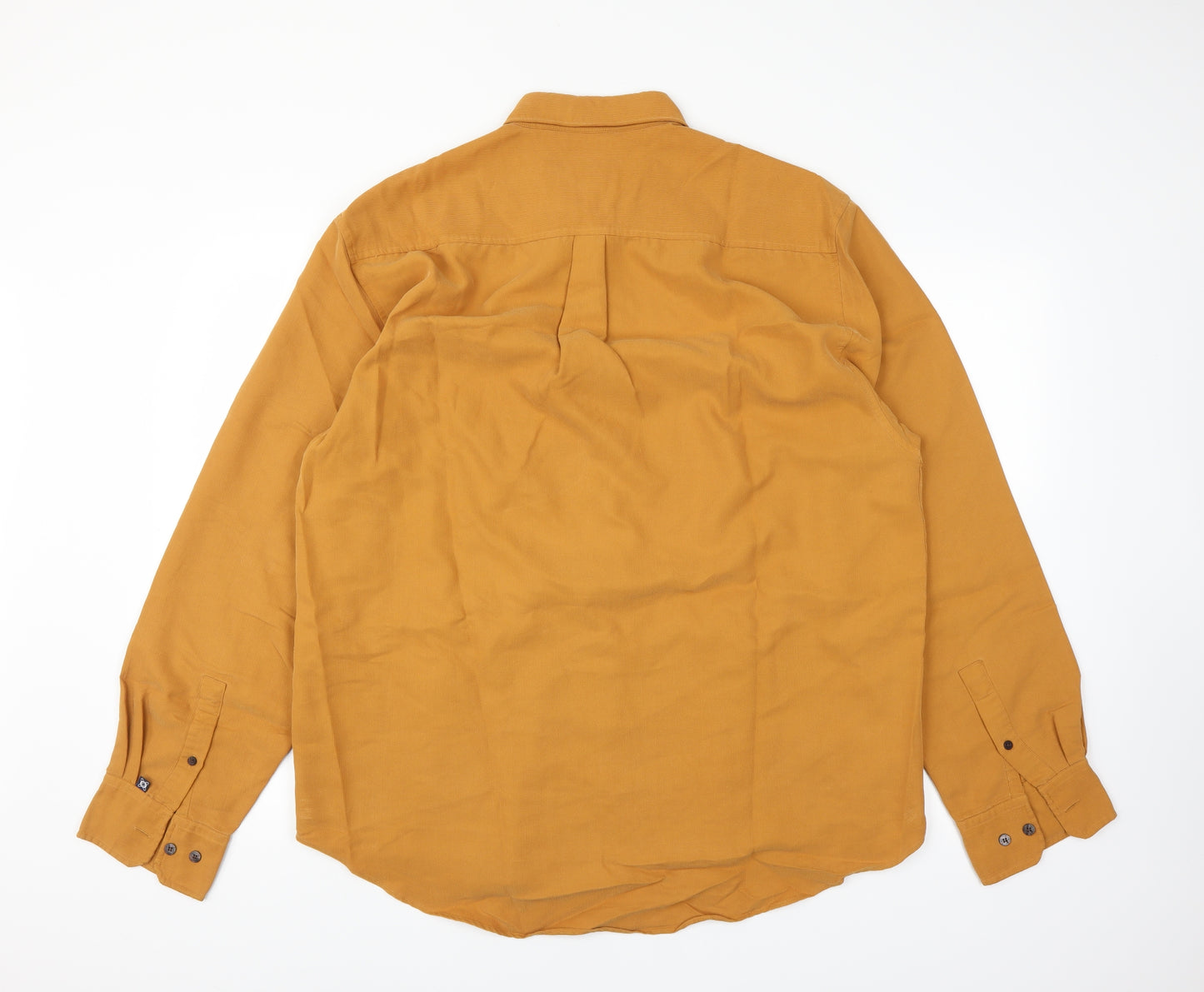 Full Circle Mens Orange    Dress Shirt Size XL