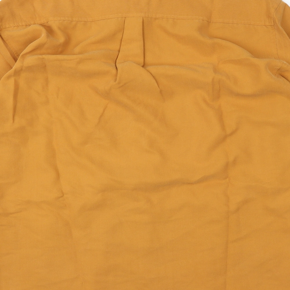 Full Circle Mens Orange    Dress Shirt Size XL