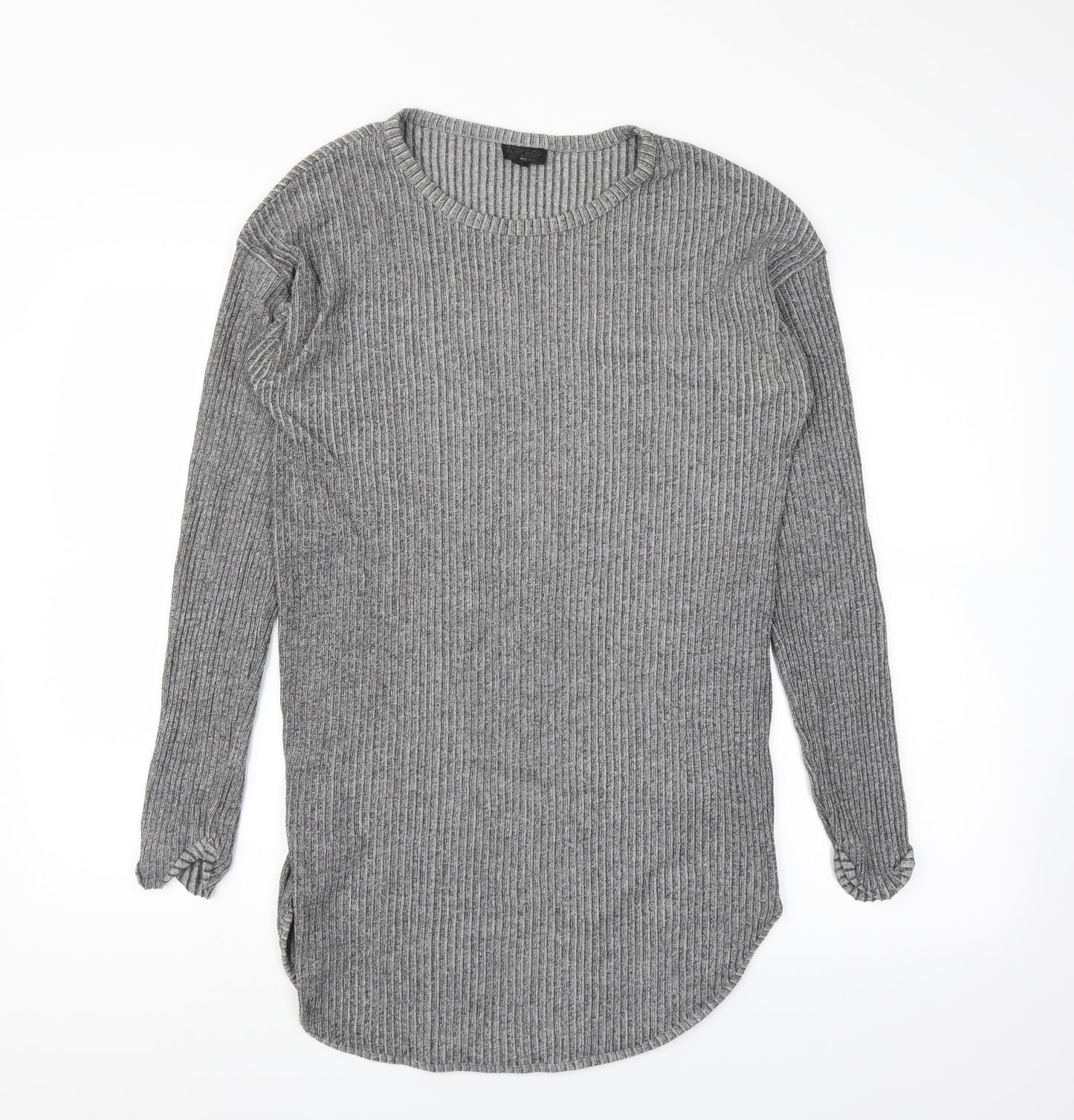Topshop Womens Grey   Basic T-Shirt Size 14