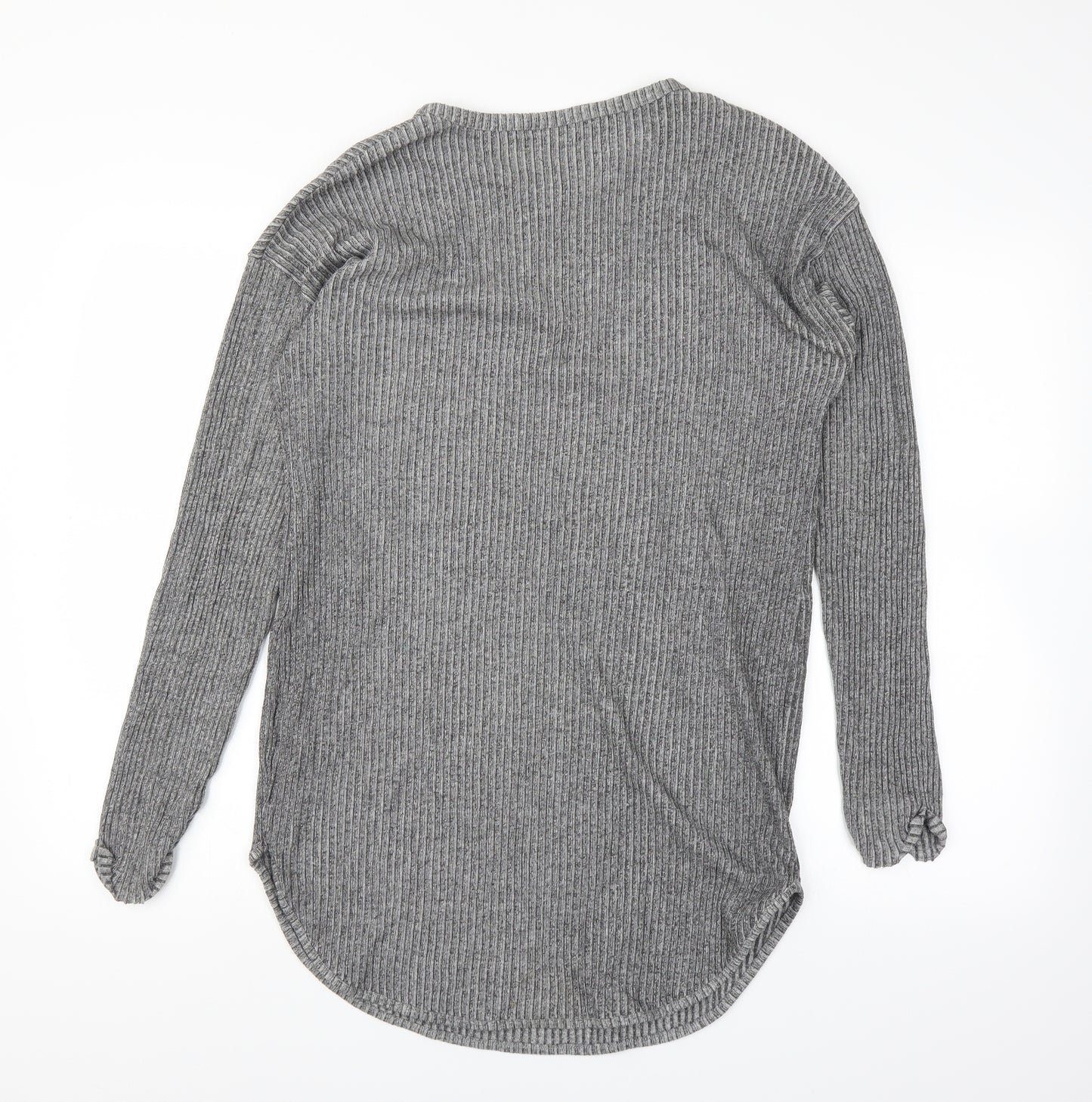 Topshop Womens Grey   Basic T-Shirt Size 14