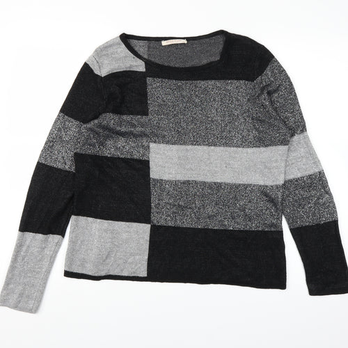 anna rose Womens Grey   Pullover Jumper Size M