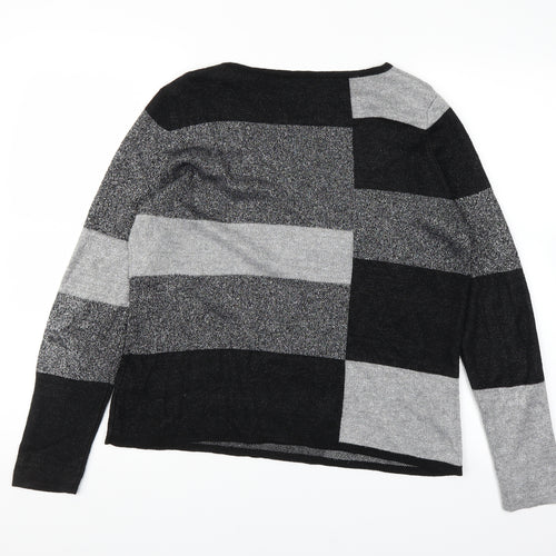 anna rose Womens Grey   Pullover Jumper Size M