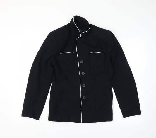 Front view of Principles women’s blue jacket, size UK 12