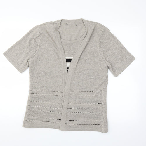 Preworn Womens Brown   Cardigan Jumper Size M