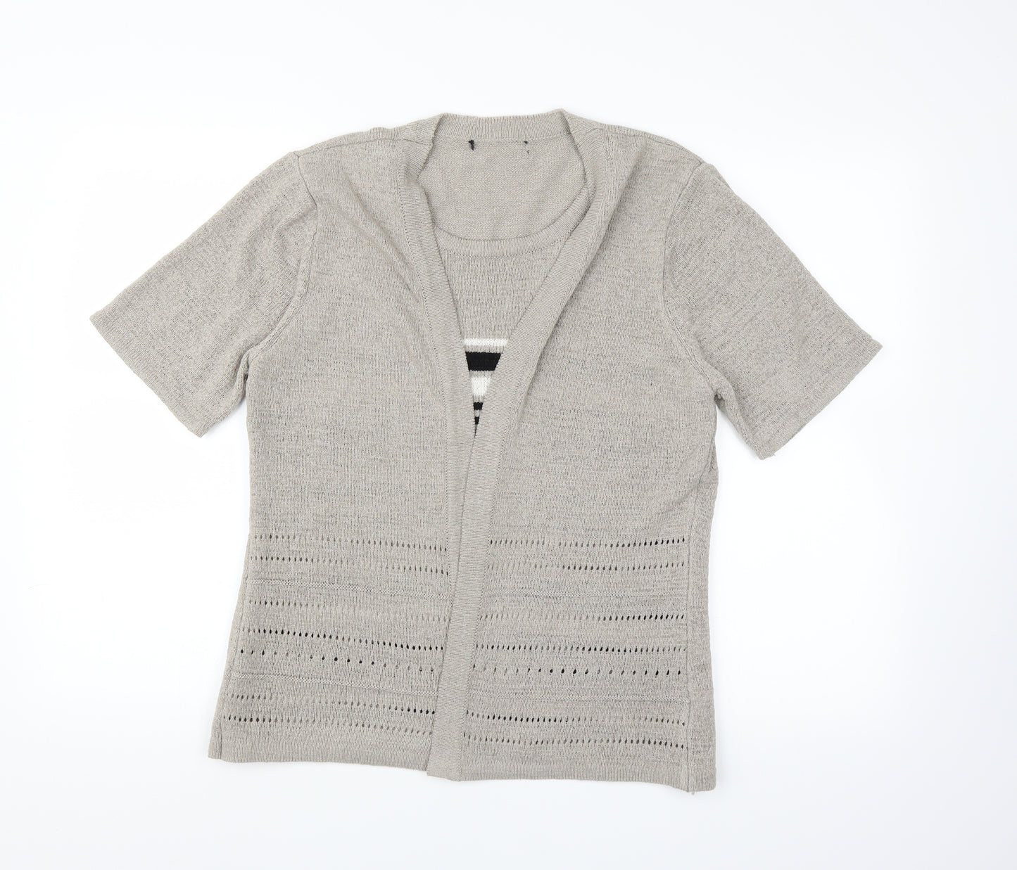 Preworn Womens Brown   Cardigan Jumper Size M