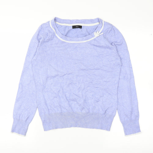 M&Co Womens Blue   Pullover Jumper Size 12