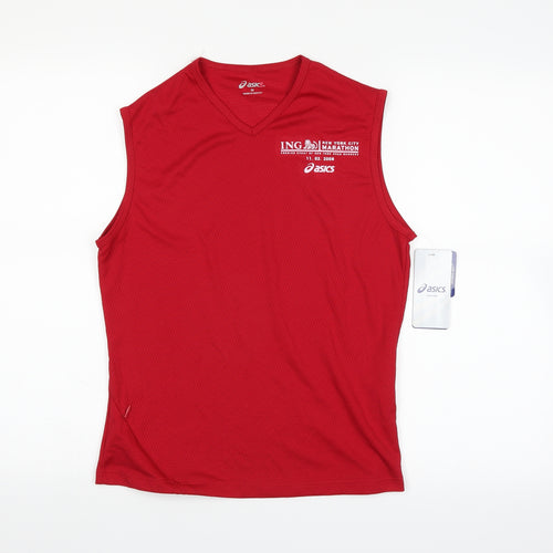 Oasis Mens Red   Basic Tank Size M