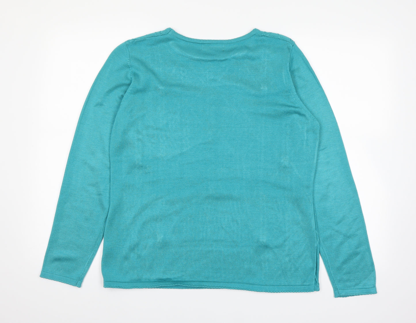 Bonmarché Womens Blue   Pullover Jumper Size M