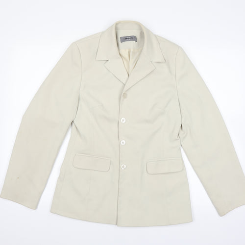 ameranto Womens White   Jacket  Size 10