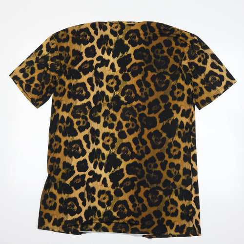 ASOS Womens Orange   Basic T-Shirt Size 8