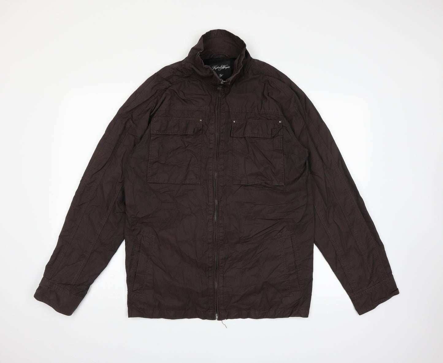 Taylor & Wright Mens Brown   Pea Coat Coat Size M