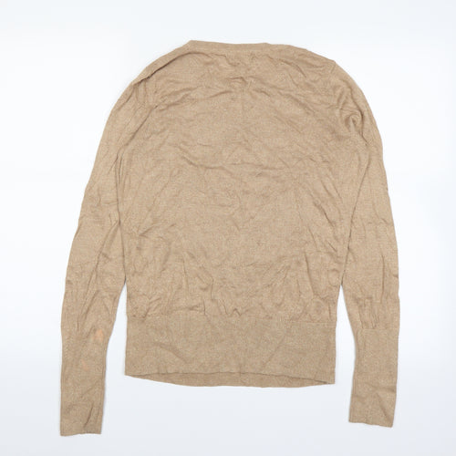 H&M Womens Beige   Pullover Jumper Size M