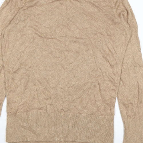 H&M Womens Beige   Pullover Jumper Size M
