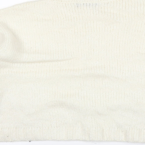 Primark Womens White   Pullover Jumper Size S