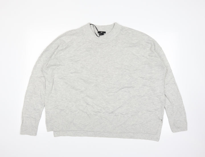 H&M Womens Grey   Pullover Jumper Size M