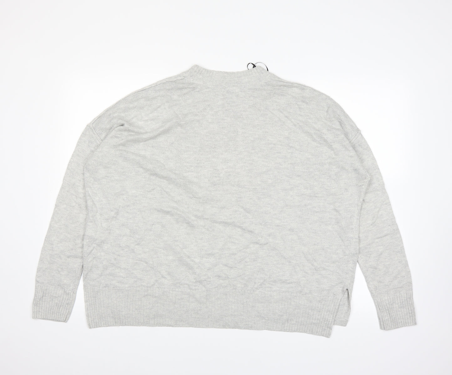 H&M Womens Grey   Pullover Jumper Size M