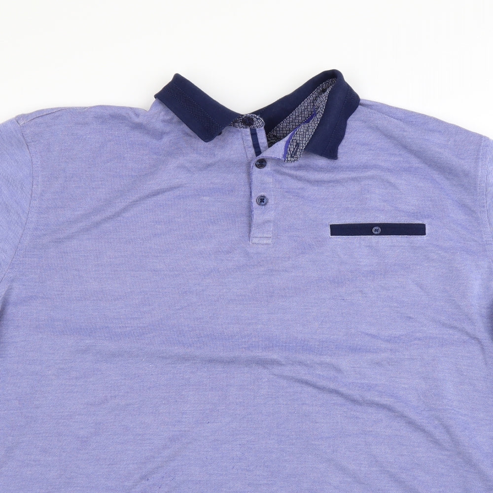F&F Mens Blue    Polo Size 3XL