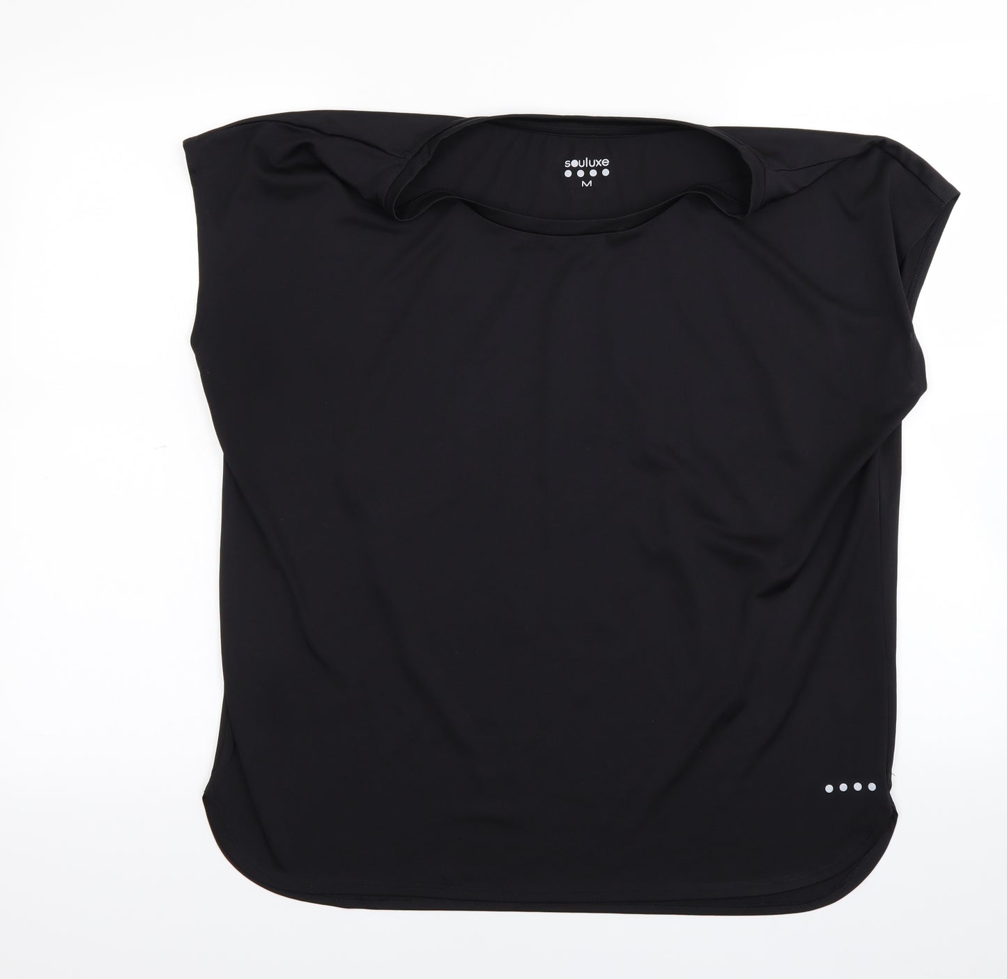 Soul Luxe Womens Black   Basic T-Shirt Size M