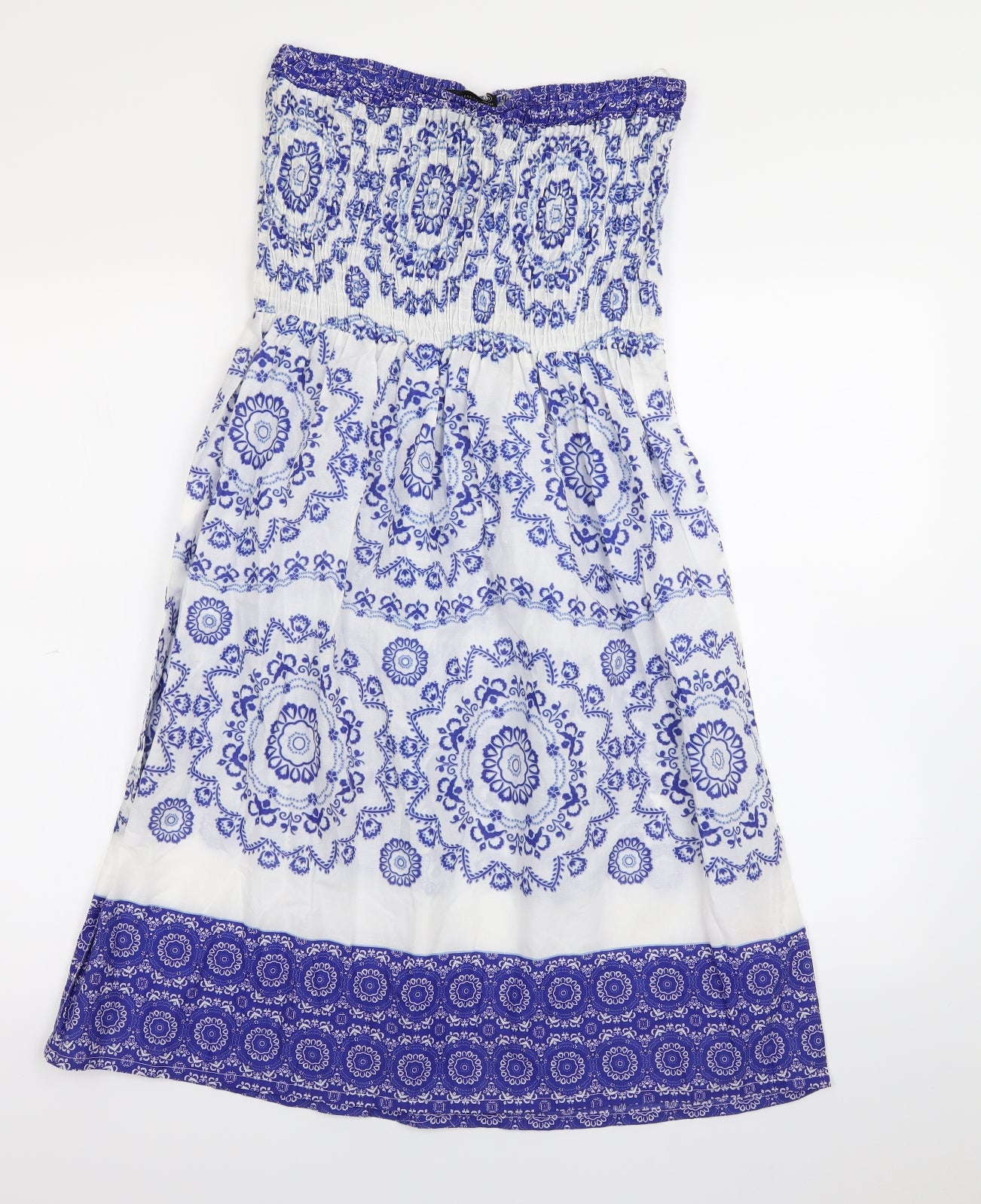 Atmosphere Womens Blue Geometric  Fit & Flare  Size 14