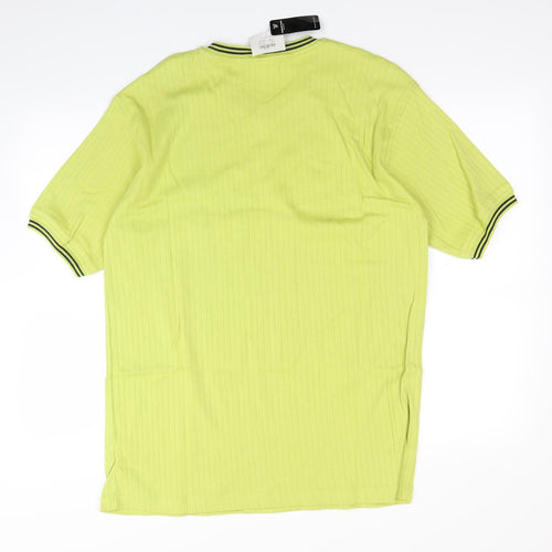 Mainstream Mens Green    T-Shirt Size L