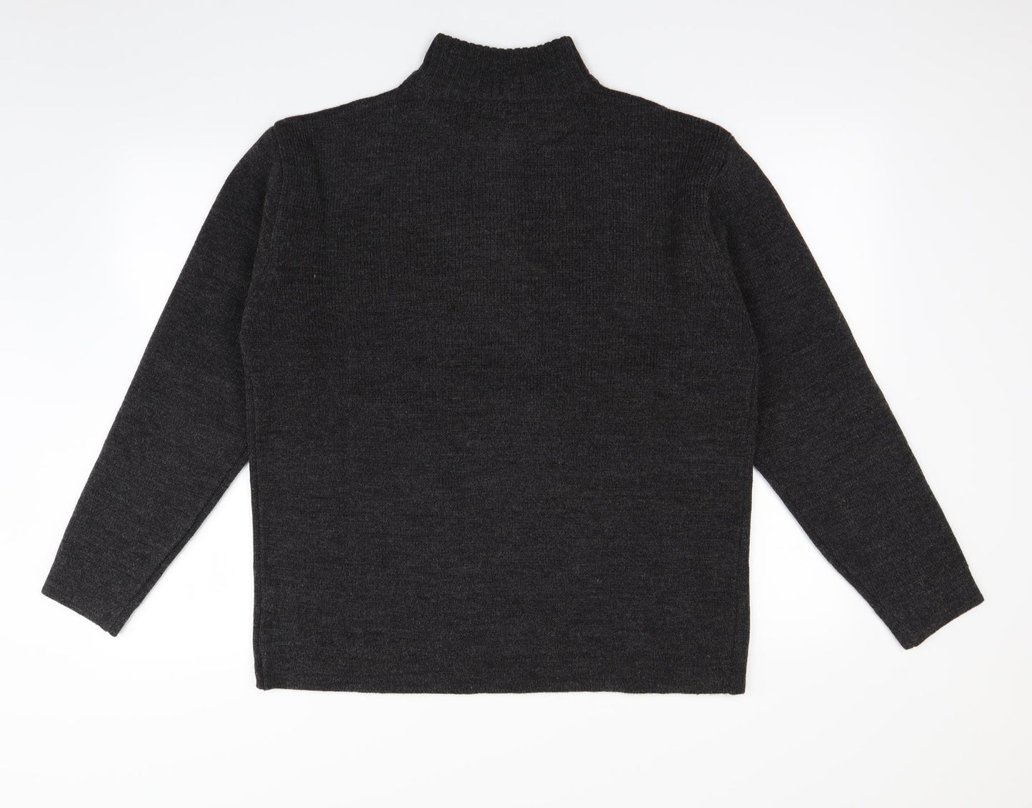 Cutting Edge Mens Grey   Henley Jumper Size L