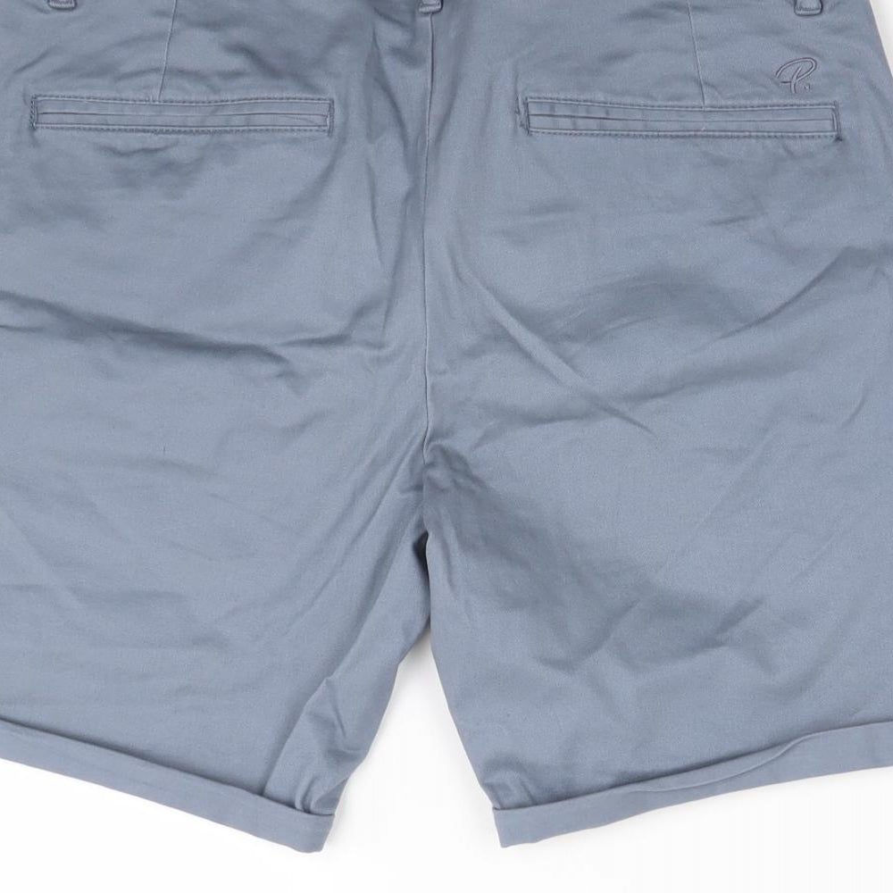 River Island Womens Blue   Chino Shorts Size S