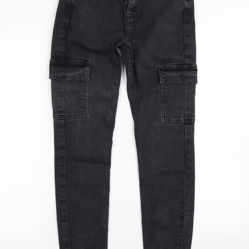 New Look Womens Black   Straight Jeans Size 10 L28 in
