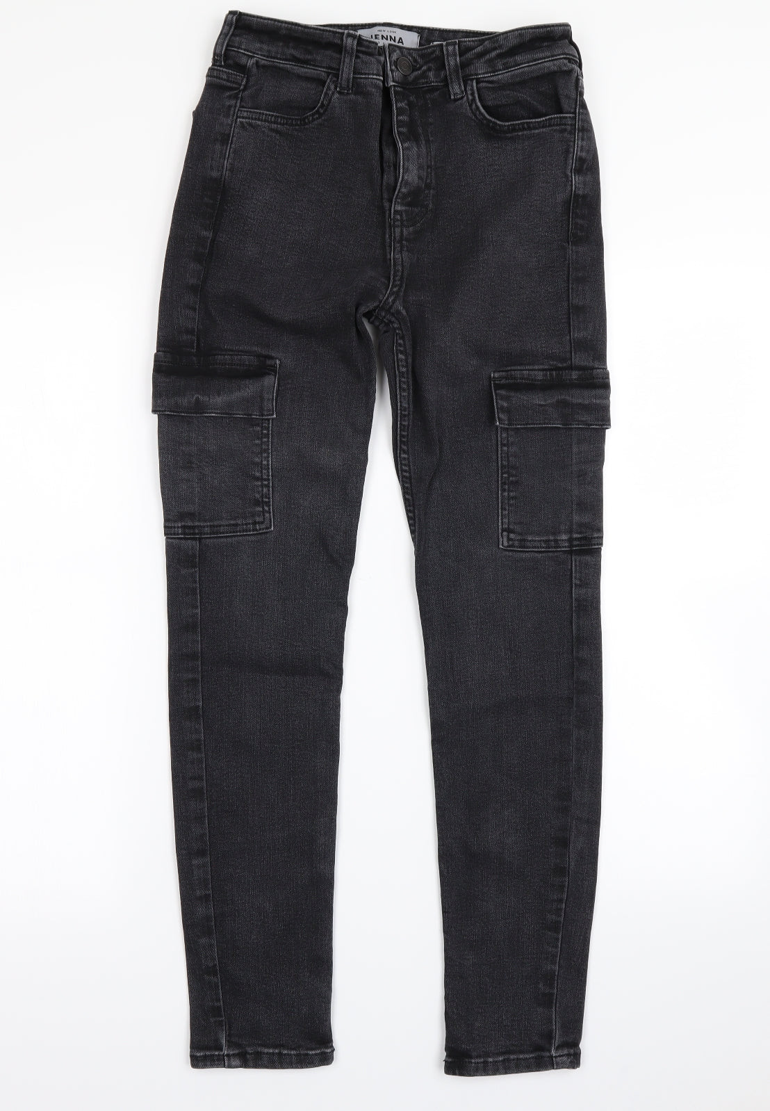 New Look Womens Black   Straight Jeans Size 10 L28 in