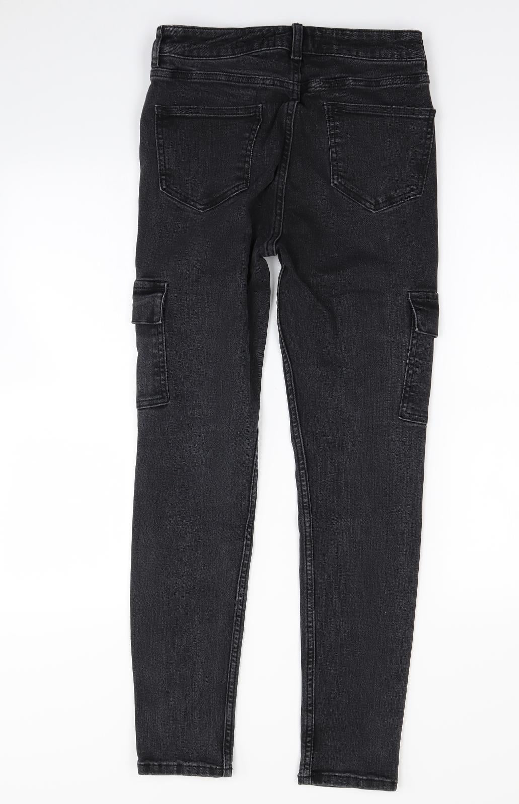 New Look Womens Black   Straight Jeans Size 10 L28 in