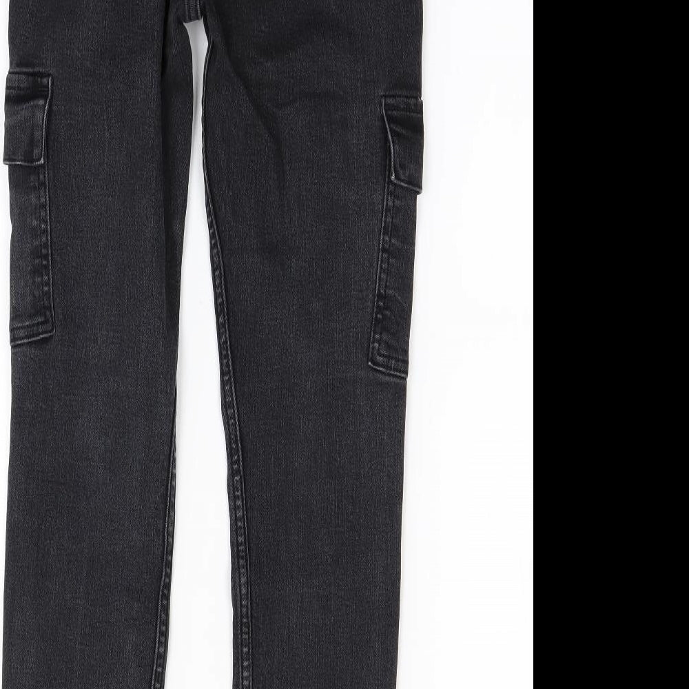 New Look Womens Black   Straight Jeans Size 10 L28 in