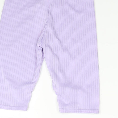 I SAW IT FIRST Womens Purple   Biker Shorts Size 6