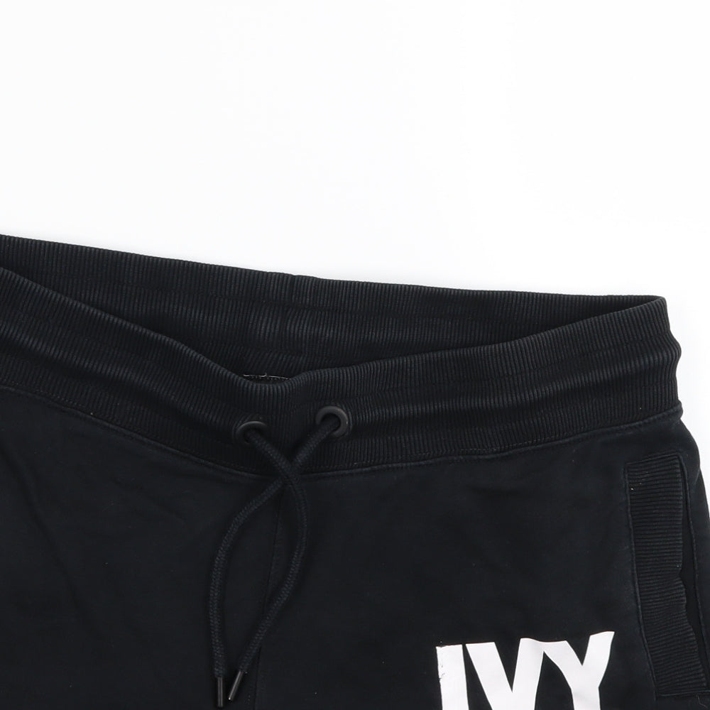 IVY PARK Womens Black   Cut-Off Shorts Size M