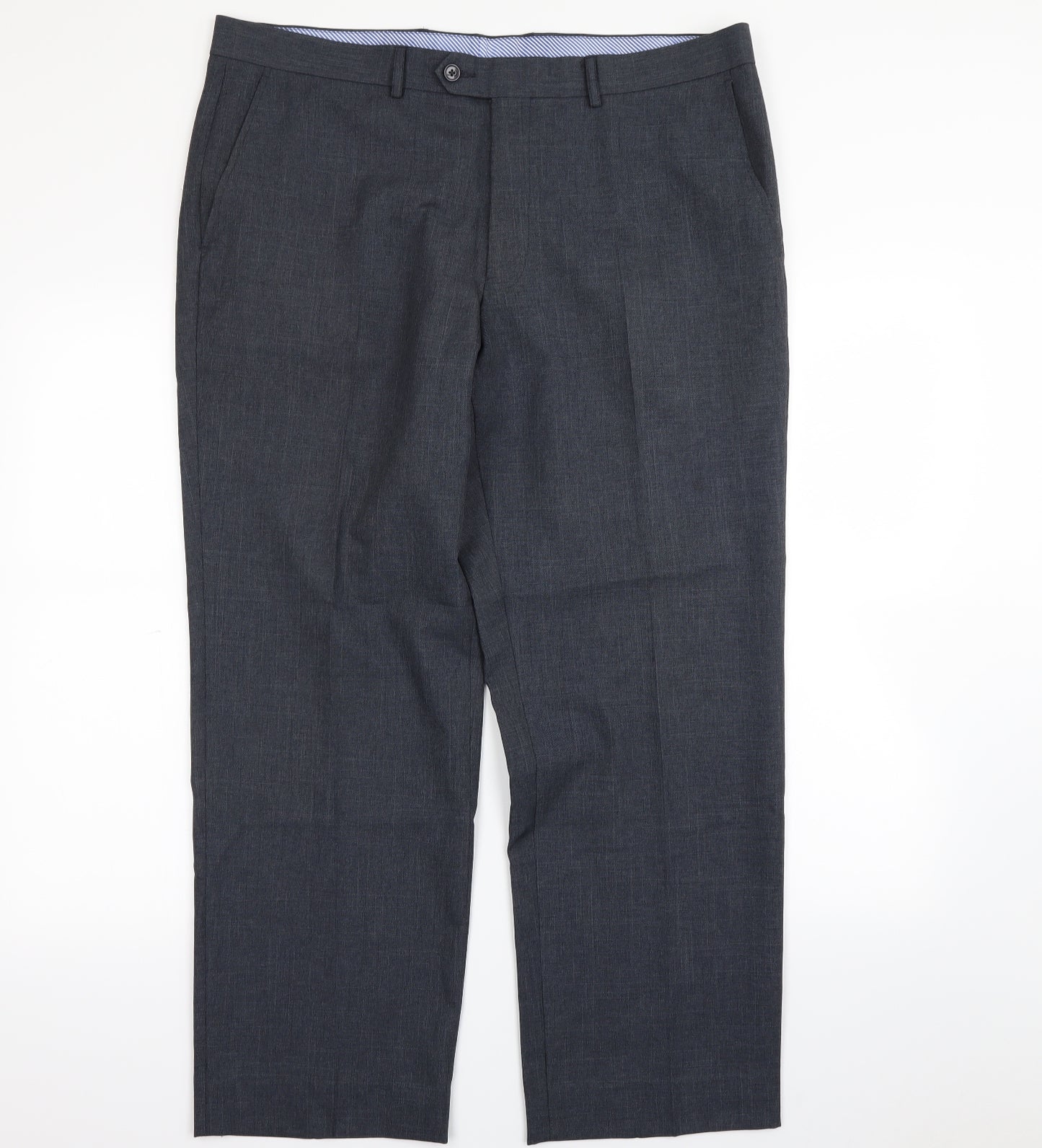 M&S Mens Grey   Dress Pants Trousers Size 38 in L30 in