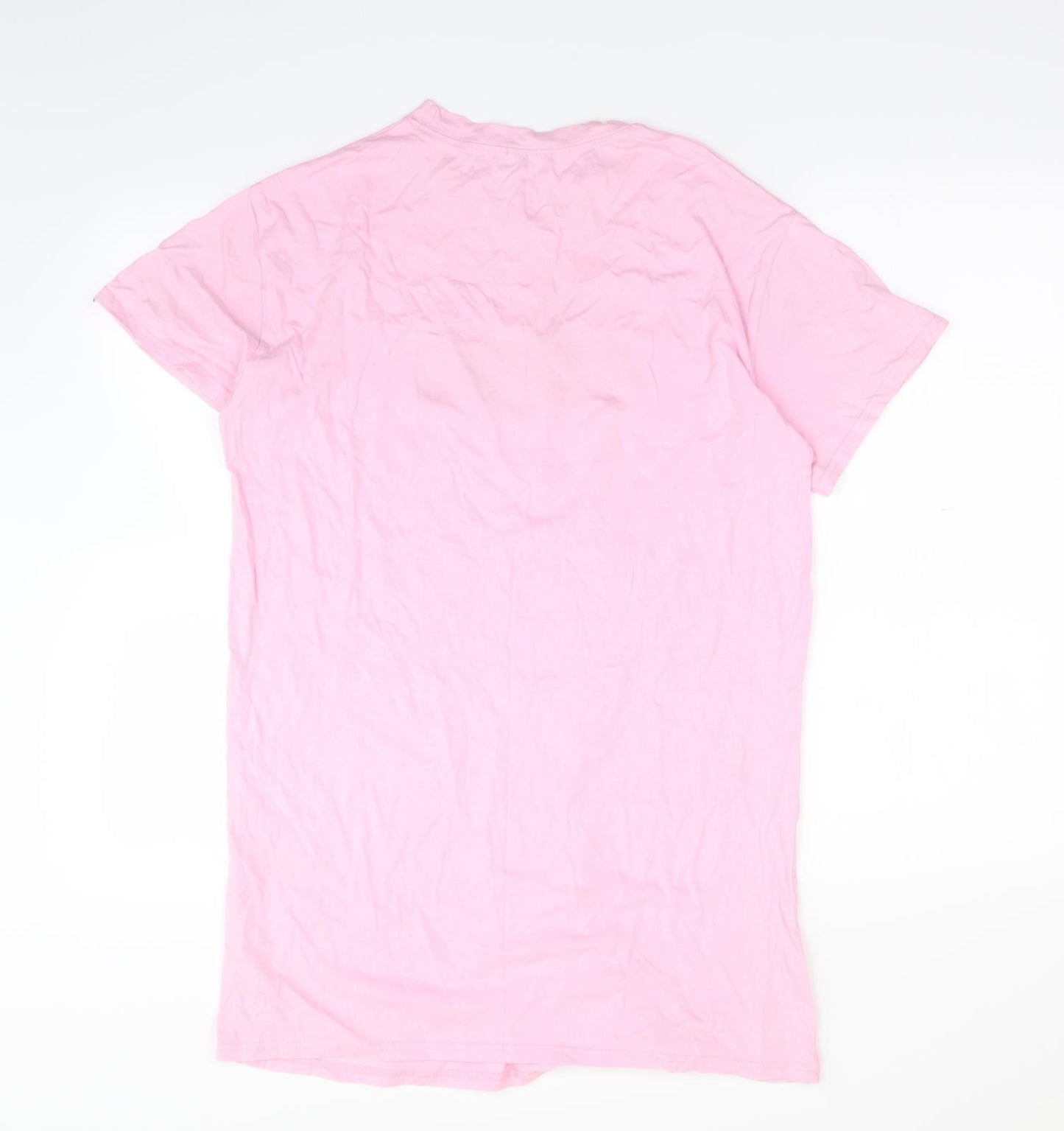 Boohoo Womens Pink   Basic T-Shirt Size 10