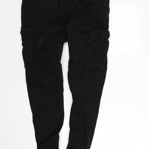 H&M Mens Black   Trousers  Size M L30 in