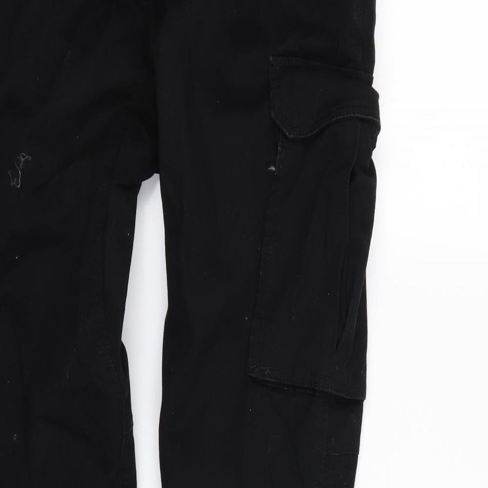 H&M Mens Black   Trousers  Size M L30 in