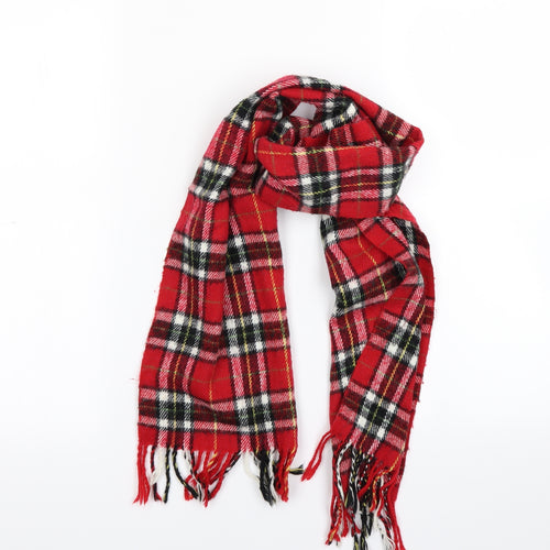 Preworn Unisex Multicoloured Check  Scarf Scarves & Wraps One Size