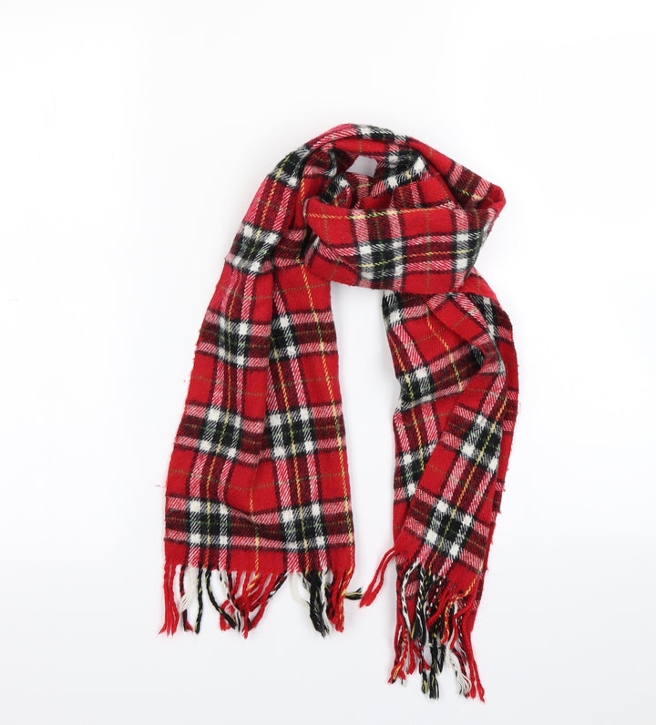 Preworn Unisex Multicoloured Check Scarf Scarves & Wraps One Size